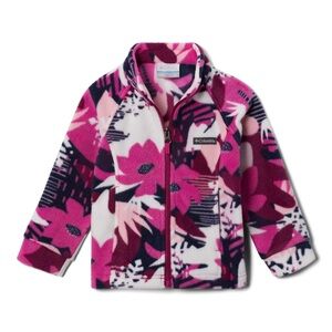 Columbia Toddler Girls Benton Springs Fleece Jacket 4T Wild Fuchsia Scraptanical